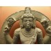 Four-armed Vishnu, head and two arms with circle at the back
